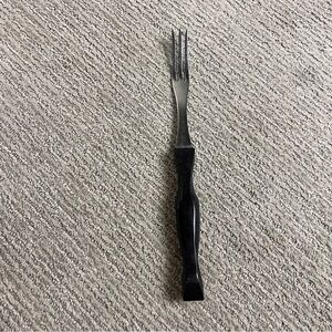 Vintage Cutco 1726 Turning Fork 11" Classic Brown Swirl Handle Made in USA AS IS